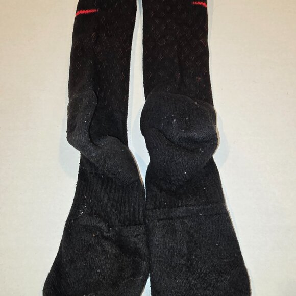 Nike Men's Dri-Fit Performance Socks Black/Red - Large - Picture 4 of 5